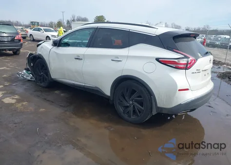 2017 Nissan Murano Platinum z USA, uszkodzony, nr VIN 5N1AZ2MH2HN158260